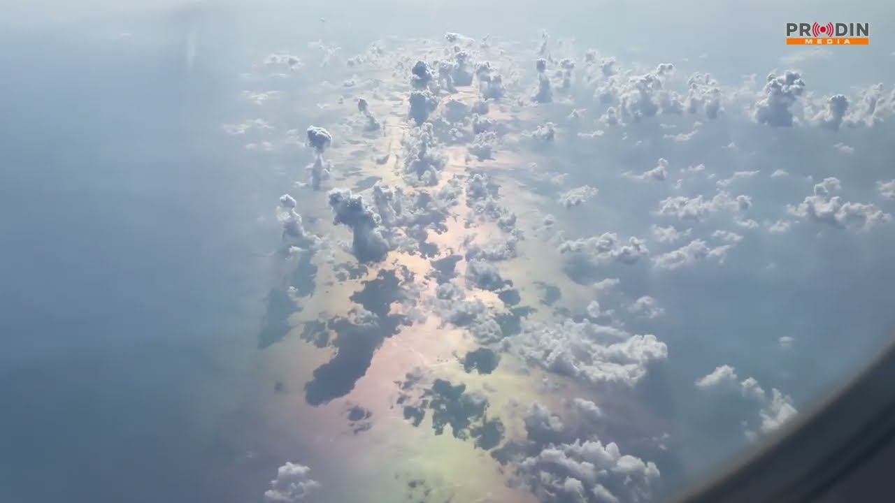 Вид на облака сверху. View of the clouds from above | ПроДинМедиа | ProDinMedia смотреть онлайн