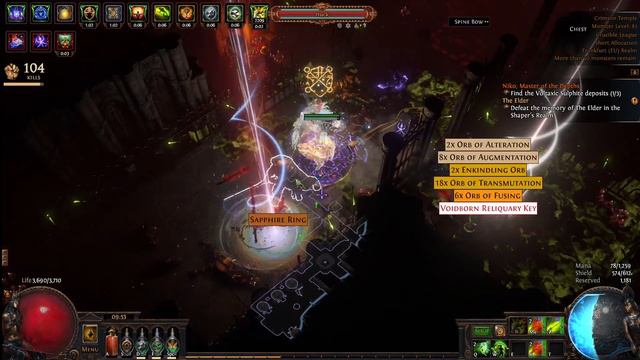 PoE 3.21 Day 2 Recap of my Death Aura Occultist Magic Finder | Path of Exile - Crucible League смотреть онлайн