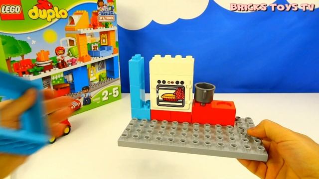 LEGO DUPLO 10835 Family House. ЛЕГО Дупло 10835 Семейный дом. Строим из ЛЕГО Дупло. смотреть онлайн