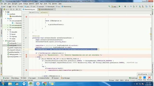 Make Text Detector App Using Google Vision API in android смотреть онлайн