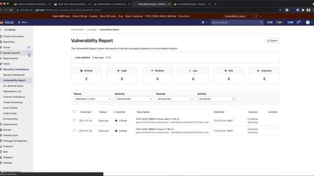 Improve Container Scanning matching PoC смотреть онлайн