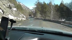 Едем по горам на Патмос, Горный Алтай. Едем к уазоводу