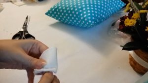 DIY Декоративная подушка-котик! Осенний декор!