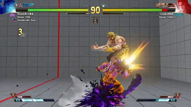 SFV AE - Ranked Match - DeadAceBS (Kage) Vs Juako666 (Vega)