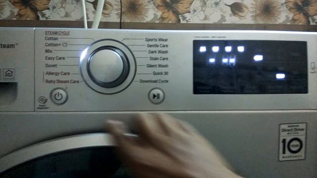 How to turn ON/OFF sound in LG washing machine 2019 model. смотреть онлайн
