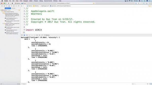 REST API and JSON in iOS: Build Weather App with REST API and Parse JSON in iOS
