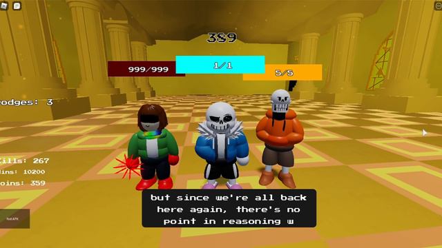 Bad Time Trio [Showcase] [Undertale: Judgement Day] смотреть онлайн
