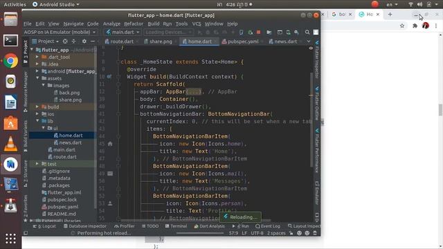 Drawer and bottomNavigationBar widget flutter khme смотреть онлайн