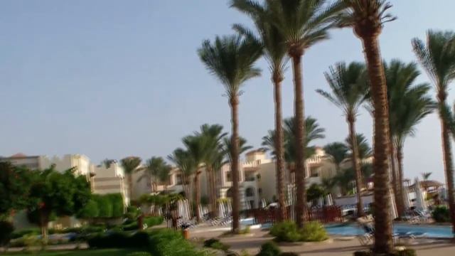 Египет. Rehana Royal Beach & SPA. Территория, море. смотреть онлайн