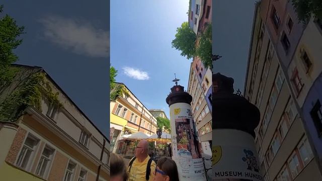 Vienna, Austria. Hundertwasser Village смотреть онлайн