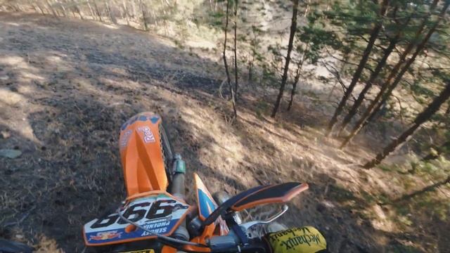 КурваЛЕСим на KTM SX 250 | Honda CR250