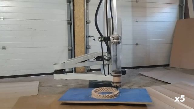 3D Concrete Printing Scara V2.  Испытание Российского 3D принтера нового поколения.