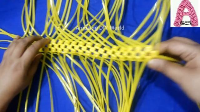 Hindi-Mini Plastic wire bag Tutorial | 1 Roll Crosscut wire bag tutorial beginners in hindi смотреть онлайн