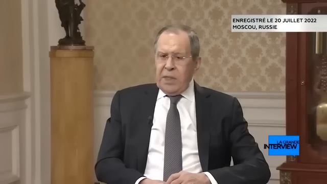 SERGUEÏ LAVROV REPOND A MARGARITA SIMONIAN: CRISE ENERGETIQUE, SANCTIONS, UKRAINE