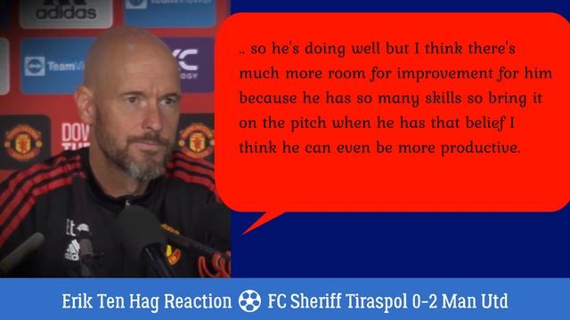 Ten Hag REACT To Man Utd Win Over FC Sheriff! (Post Match Interview) смотреть онлайн