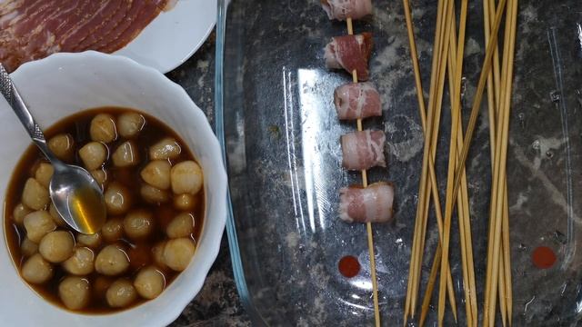 Быстрые мини шашлычки из морских гребешков смотреть онлайн