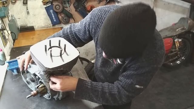 Сборка ТЮНИНГ поршневой иж ПЛАНЕТА 5, CUSTOM проекта Cafe Racer