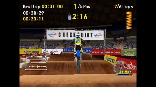 Moto Racer World Tour ... (PS1) Gameplay смотреть онлайн