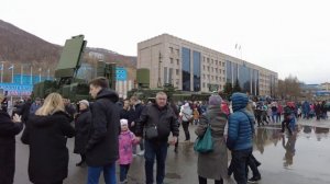 Камчатка центр города П-Камчатский 9 мая