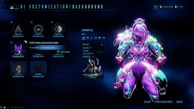 Warframe - UI Customization смотреть онлайн
