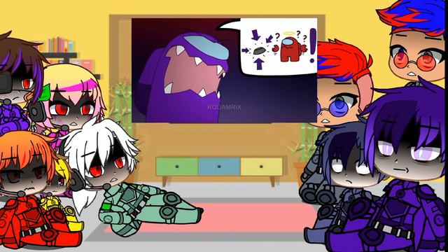 Among us Rodamrix characters react to alternative part 8 + a little visit. смотреть онлайн