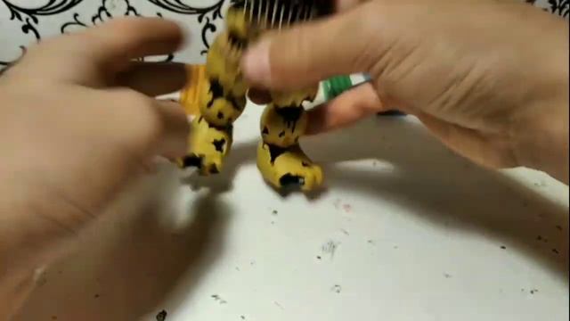 Как слепить кошмарного фредбера из пластилина | Фнаф 4