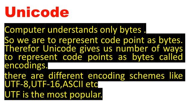 Difference between Unicode, Encoding and Script смотреть онлайн