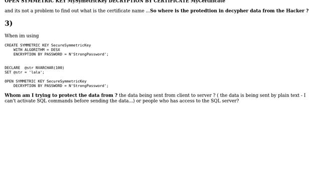 SYMMETRIC key & certificates role in sql server? (2 Solutions!!) смотреть онлайн