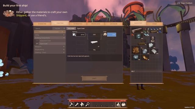 Worlds Adrift Update 27 - Dyes Tutorial смотреть онлайн