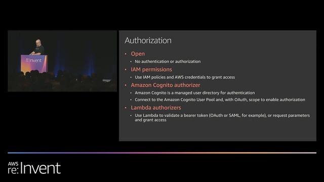 AWS re:Invent 2019: [REPEAT 2] I didn’t know Amazon API Gateway did that (SVS212-R2) смотреть онлайн
