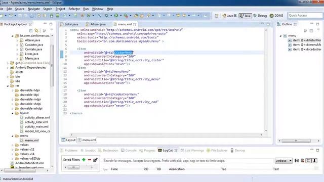 Android 10 - Menu para a Agenda com SQLite смотреть онлайн