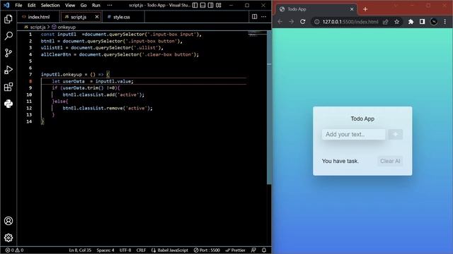 How to create a Todo List in JavaScript #javascript #html5 #webdevelopment #todolist смотреть онлайн