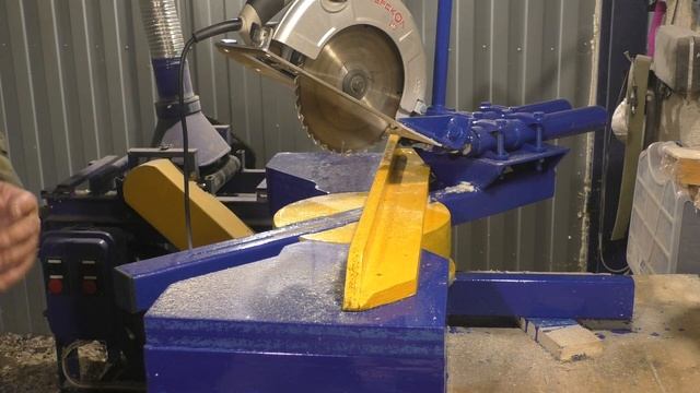 Торцовка из ручной циркулярки с протяжкой, финал. смотреть онлайн