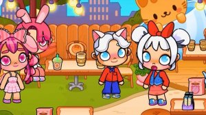 Леди Баг, Хеллоу Китти, Куроми и Помни Вышли Замуж | Kuromi в Аватар Ворлд | Toca Life Story