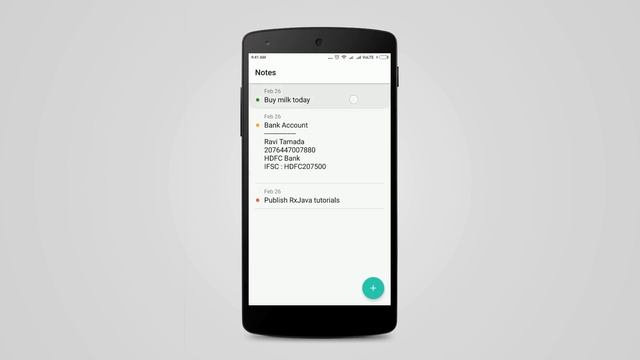 Android RxJava Networking with Retrofit, Gson - Notes App смотреть онлайн