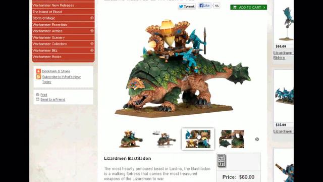 Lizardmen predictions and look at new models for Warhammer Fantasy- Blue Table Painting смотреть онлайн