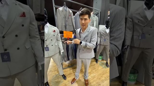 Новинка ? двубортный костюм брюки ? смотреть онлайн