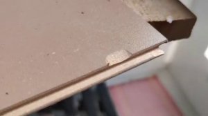 Ламинат на потолок, крепим саморезами