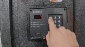 Устанавливаем пароль на домофон KEYMAN
