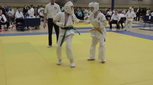 Ахтямов Тимур бой за 1 место. Соревнования по каратэ киокушинкай УРФО, Екатеринбург 09-03-2024