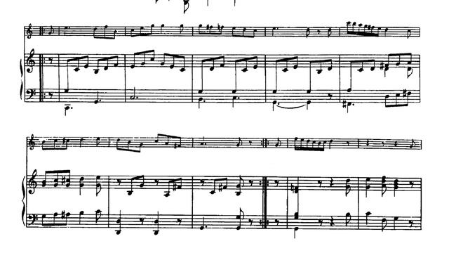 Beethoven - Sonatine in C minor, WoO 43a (piano accompaniment) смотреть онлайн