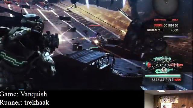 Vanquish PS3: SPEED RUN in 2:30:14.65 by trekhaak - Awesome Games Done Quick 2012 смотреть онлайн