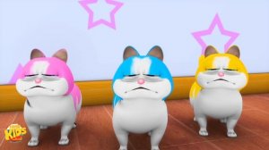 Три маленьких котята | детские стишки | Little Treehouse | Three Little Kittens