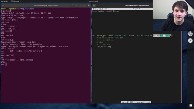 python typing: @overload (intermediate) anthony explains #163 смотреть онлайн