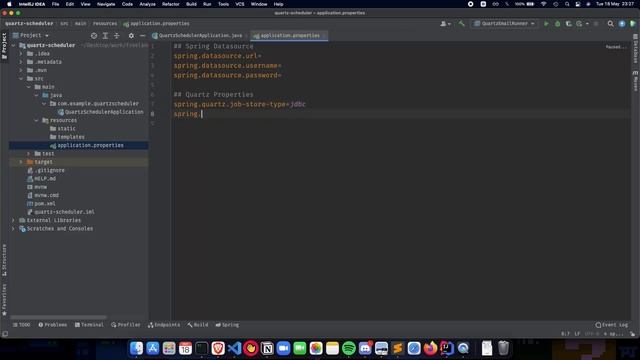 Spring Boot Quartz Scheduler Tutorial 2 - Configuring Quartz, MySQL and Mail Properties смотреть онлайн