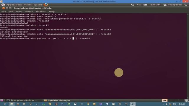 Lab BufferOverflow Demo Video смотреть онлайн