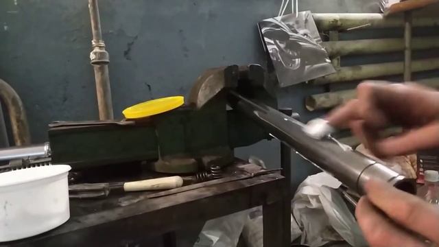 Ремонт телескопической вилки ИЖ. Пружины отбоя. смотреть онлайн