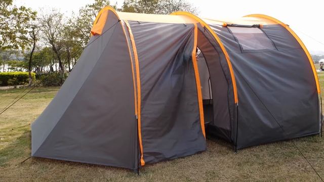 Палатка туристическая 4 местная двухслойная "Байкал" компании Elliprun. смотреть онлайн