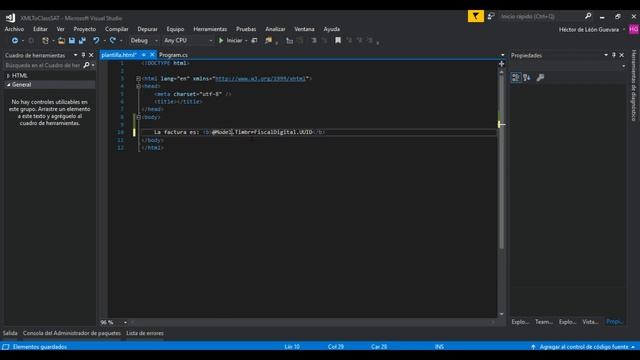 ¿Cómo crear el archivo pdf a partir de un xml timbrado 3.3 C# .Net? | Convertir Html a PDF | SAT #2 смотреть онлайн