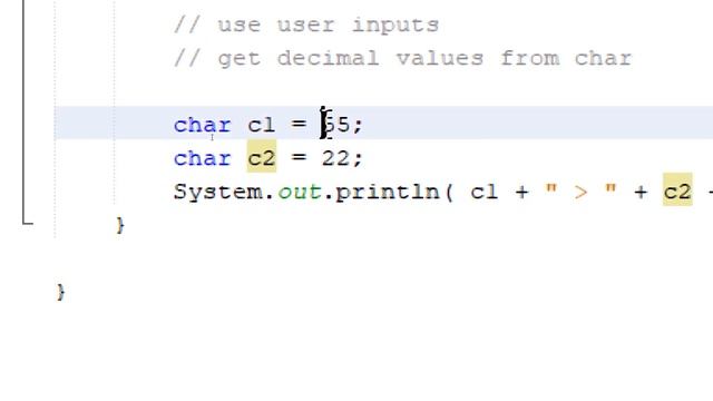 Lecture 12: Quick Start with Java (Comparing Chars) смотреть онлайн